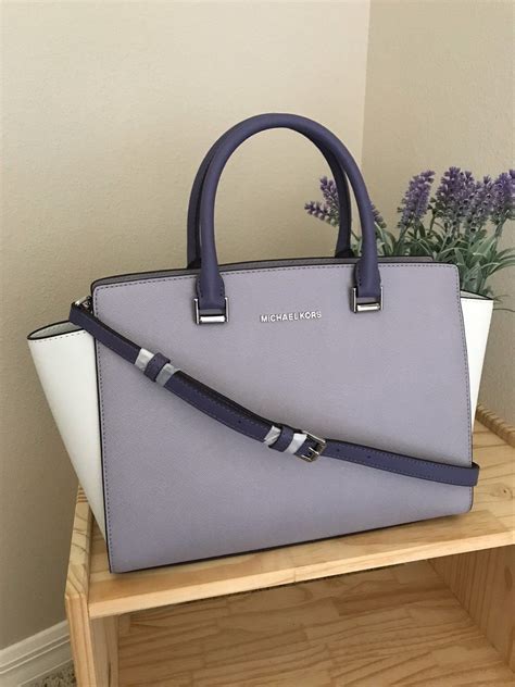 michael michael kors selma large tz satchel lilac|Michael Kors selma saffiano.